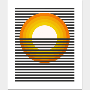 Abstract Sunset Posters and Art